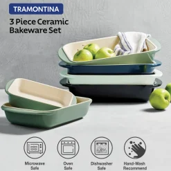 Mae 3 Piece Ceramic Bakeware Set