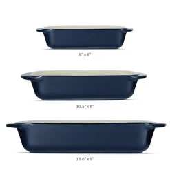 Mae 3 Piece Ceramic Bakeware Set