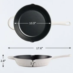 Mesa 10 Inch Enameled Cast Iron Skillet