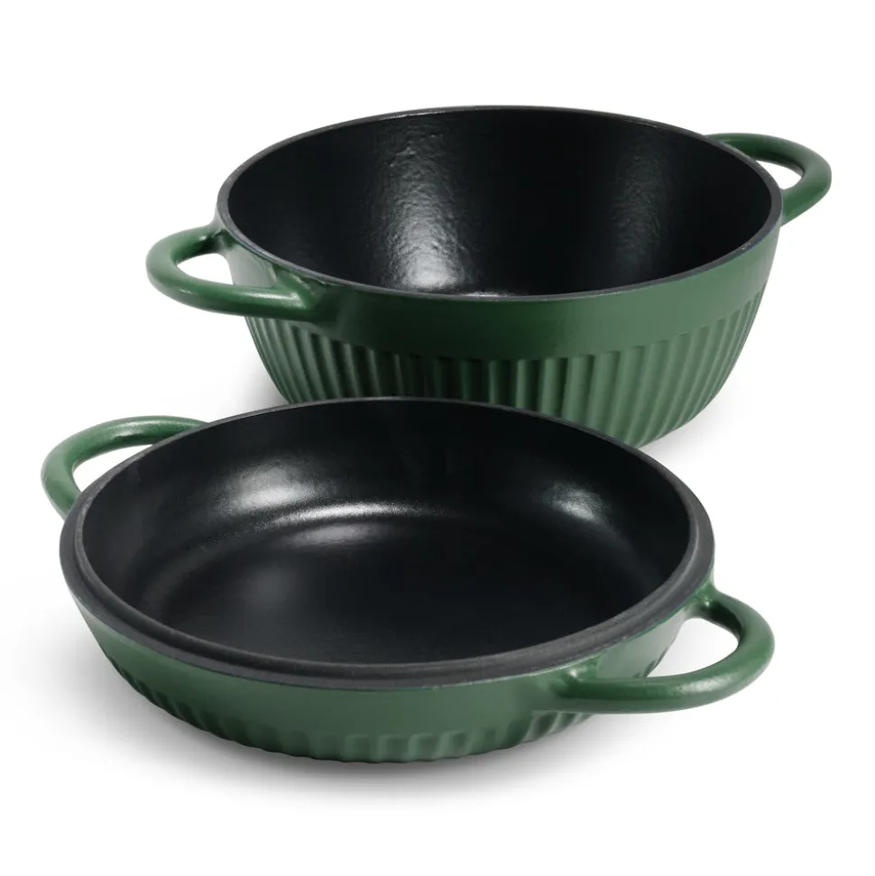 Mesa 2-Piece Enameled Cast Iron Multipurpose Bread Oven