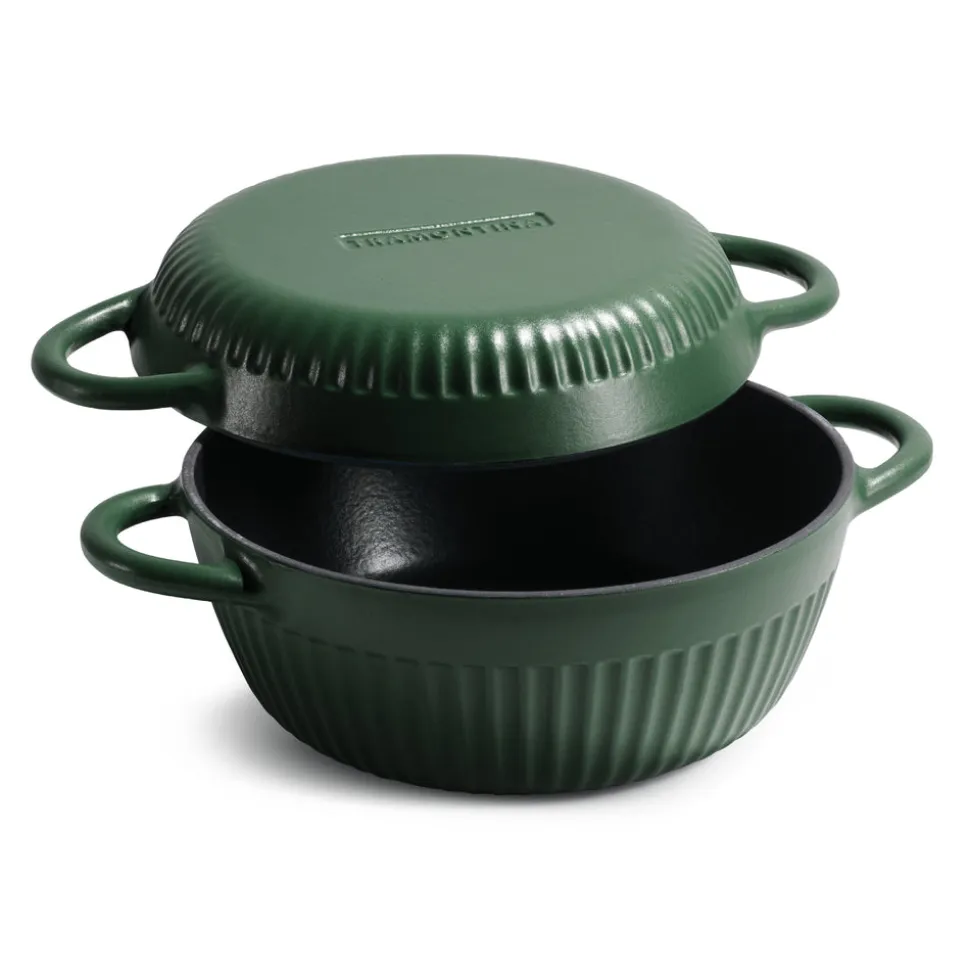 Mesa 2-Piece Enameled Cast Iron Multipurpose Bread Oven