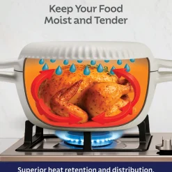Mesa 2-Piece Enameled Cast Iron Multipurpose Bread Oven