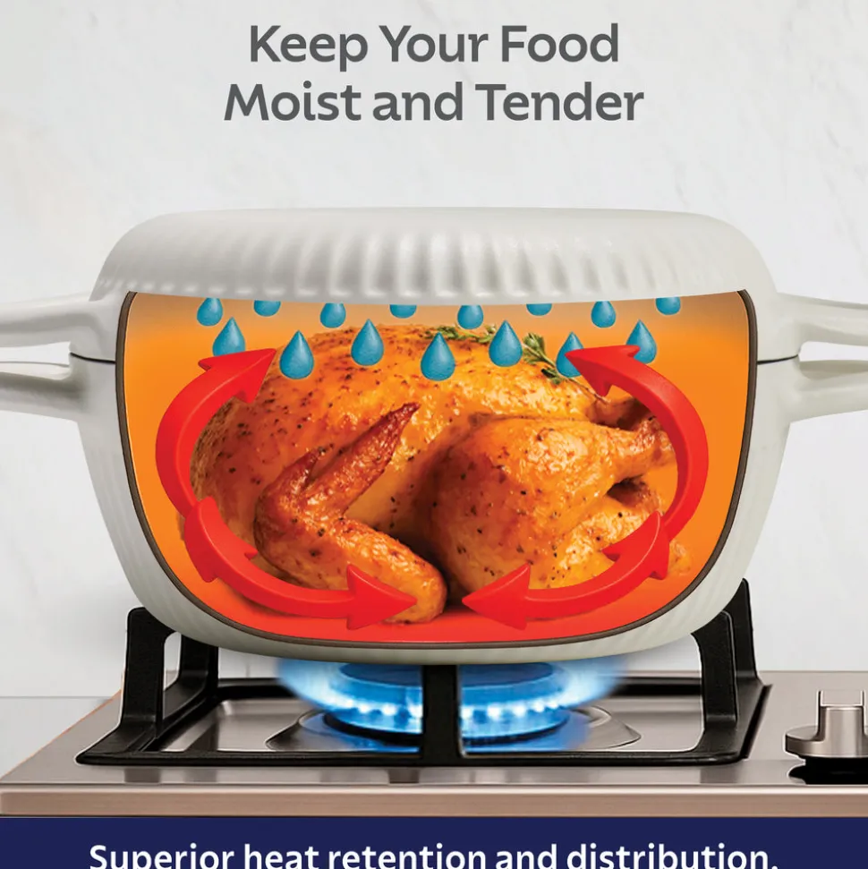 Mesa 2-Piece Enameled Cast Iron Multipurpose Bread Oven