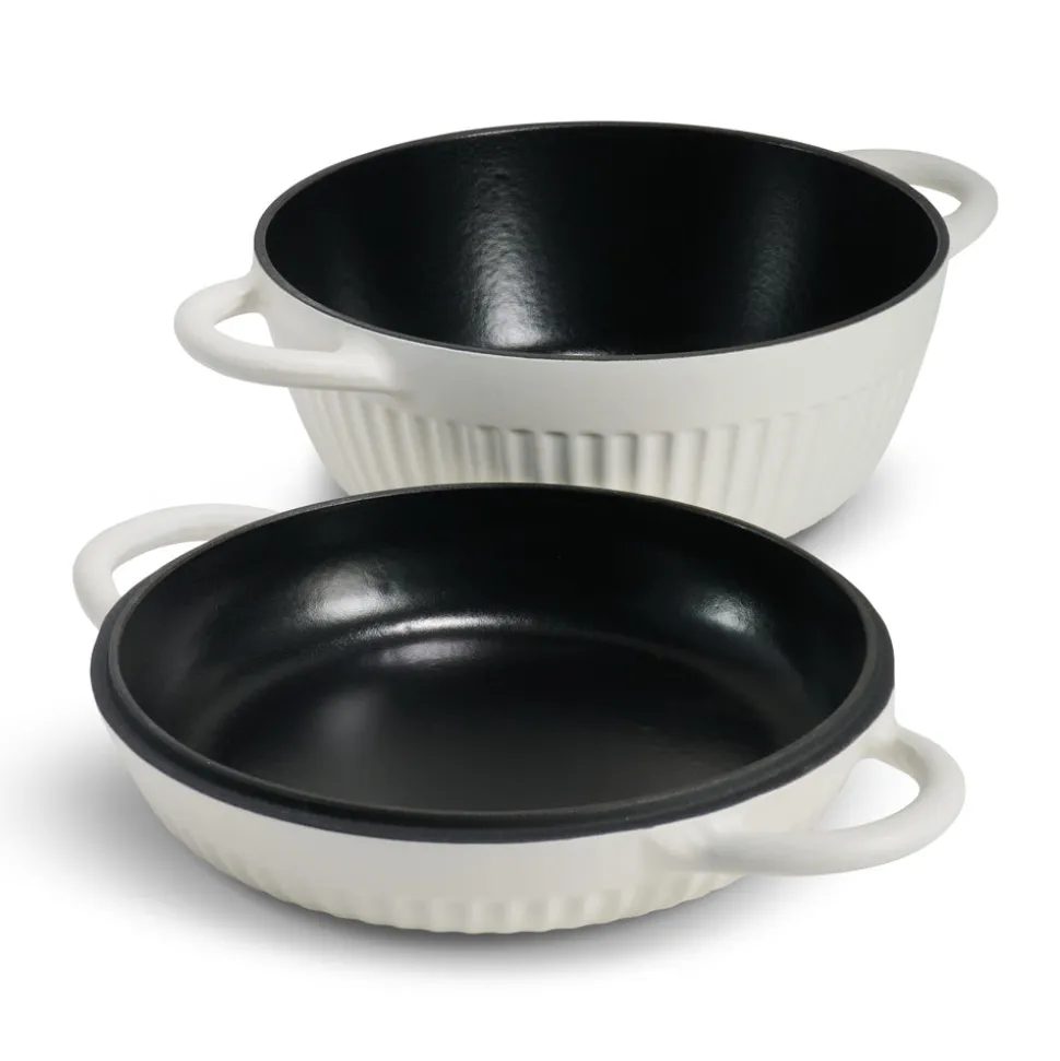 Mesa 2-Piece Enameled Cast Iron Multipurpose Bread Oven