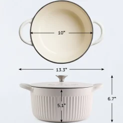 Mesa 5.5 Quart Enameled Cast Iron Dutch Oven