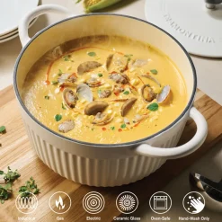 Mesa 5.5 Quart Enameled Cast Iron Dutch Oven