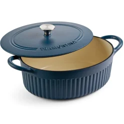 Mesa 5.5 Quart Enameled Cast Iron Oval Dutch Oven