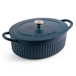 Mesa 5.5 Quart Enameled Cast Iron Oval Dutch Oven