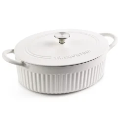 Mesa 5.5 Quart Enameled Cast Iron Oval Dutch Oven