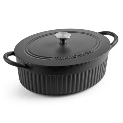 Mesa 5.5 Quart Enameled Cast Iron Oval Dutch Oven
