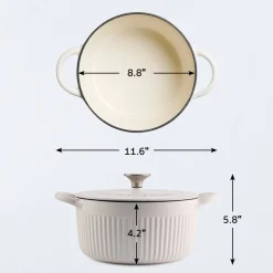 Mesa 3.5 Quart Enameled Cast Iron Dutch Oven