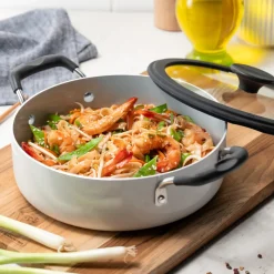 Nesting 11 Piece Ceramic Nonstick Cookware Set