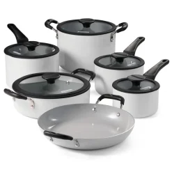 Nesting 11 Piece Ceramic Nonstick Cookware Set