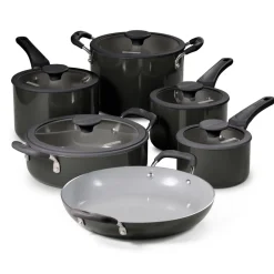 Nesting 11 Piece Ceramic Nonstick Cookware Set