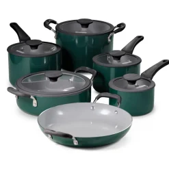 Nesting 11 Piece Ceramic Nonstick Cookware Set