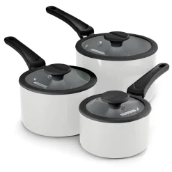 Nesting 6 Piece Ceramic Nonstick Cookware Set