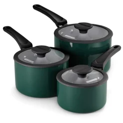 Nesting 6 Piece Ceramic Nonstick Cookware Set