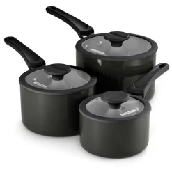 Nesting 6 Piece Ceramic Nonstick Cookware Set