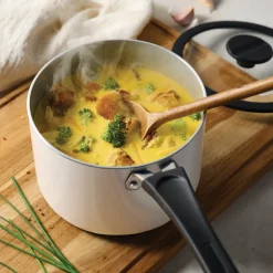 Nesting 6 Piece Ceramic Nonstick Cookware Set