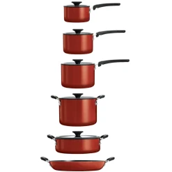 Nesting 11 Piece Nonstick Cookware Set