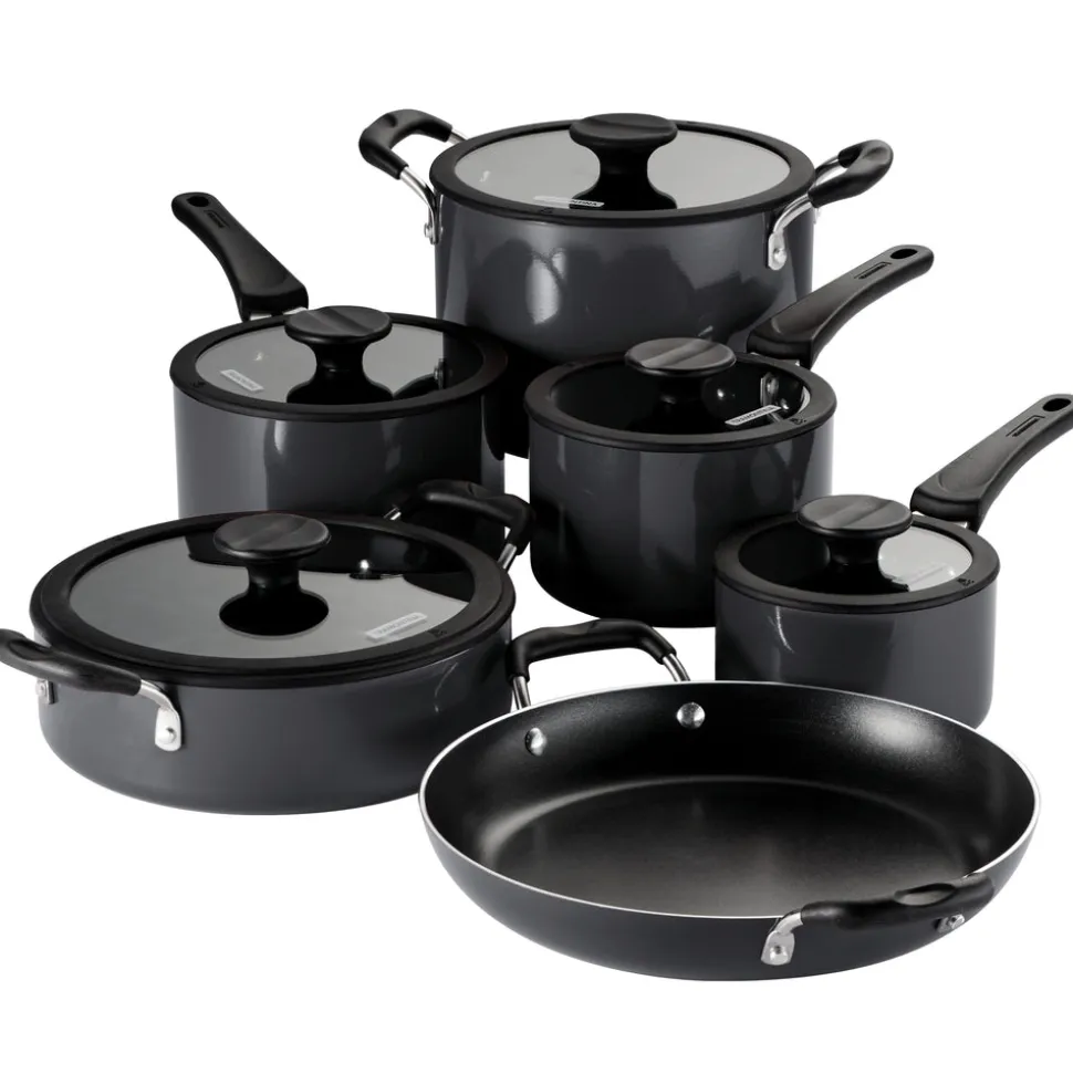 Nesting 11 Piece Nonstick Cookware Set