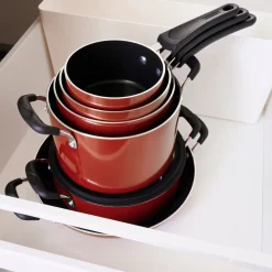Nesting 11 Piece Nonstick Cookware Set