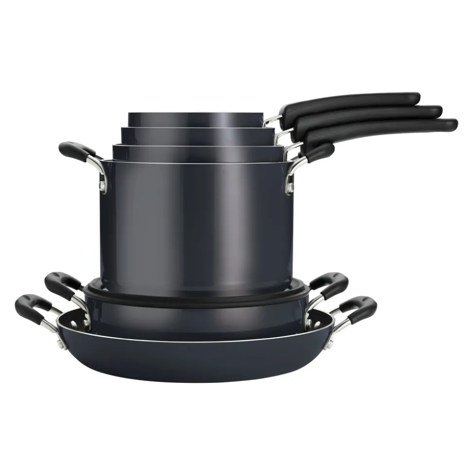 Nesting 11 Piece Nonstick Cookware Set