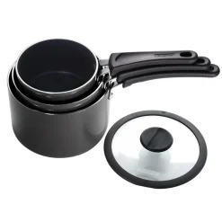 Nesting 6 Piece Nonstick Sauce Pan Set