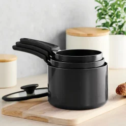 Nesting 6 Piece Nonstick Sauce Pan Set