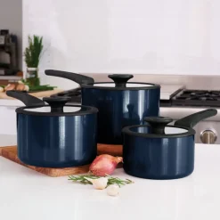 Nesting 6 Piece Nonstick Sauce Pan Set