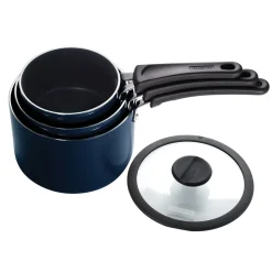 Nesting 6 Piece Nonstick Sauce Pan Set
