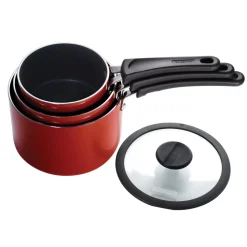 Nesting 6 Piece Nonstick Sauce Pan Set
