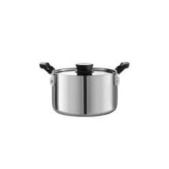 Nesting 6 Piece Stainless Steel Tri-Ply Clad Sauce and Stock Pot Set