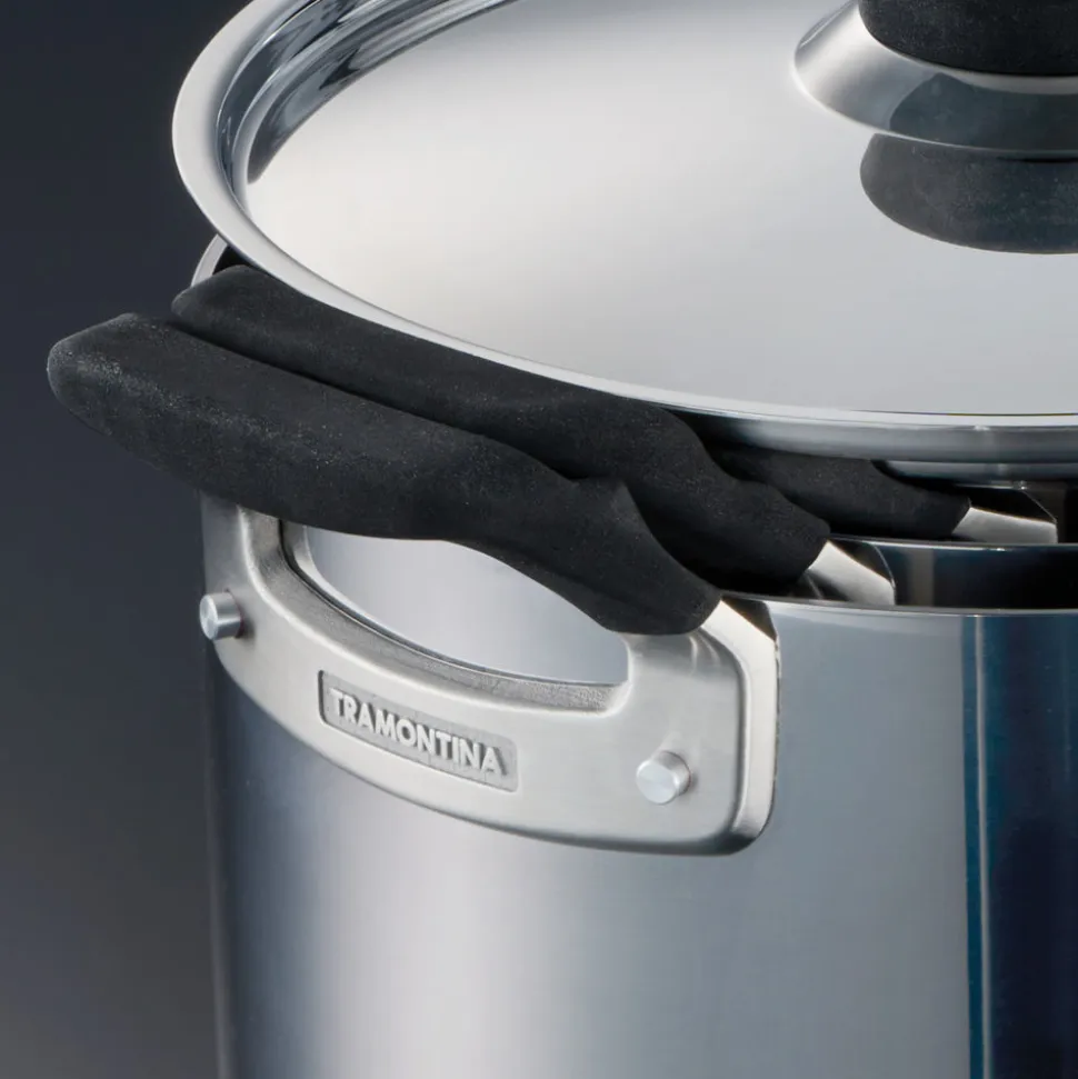 Nesting 6 Piece Stainless Steel Tri-Ply Clad Sauce and Stock Pot Set