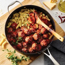 OnyxPro 5.5 Quart Hard Anodized Aluminum Covered Deep Saute Pan