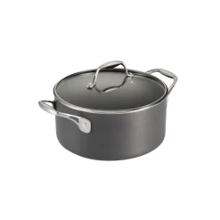 OnyxPro 5 Quart Hard Anodized Aluminum Covered Dutch Oven