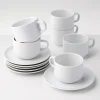 Paola 8 ounce Cup and Saucer 8 Piece Set