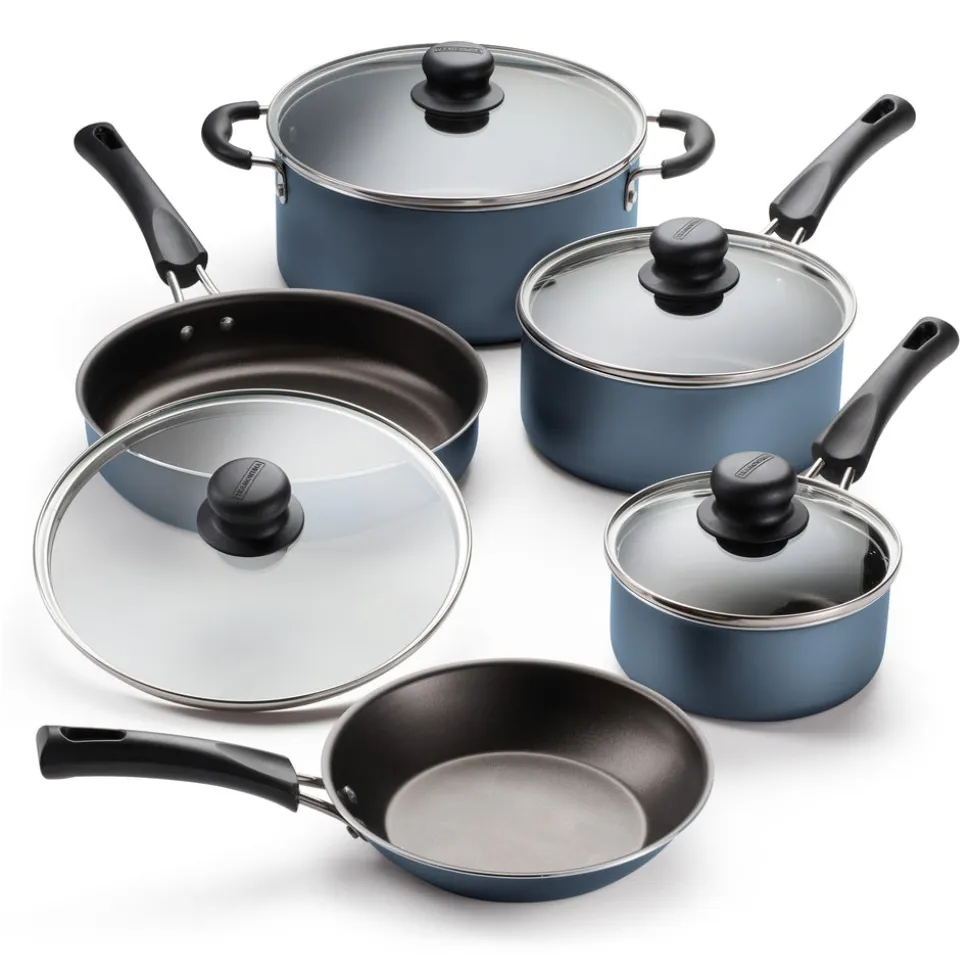 9 Piece Aluminum Nonstick Cookware Set