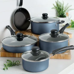 9 Piece Aluminum Nonstick Cookware Set