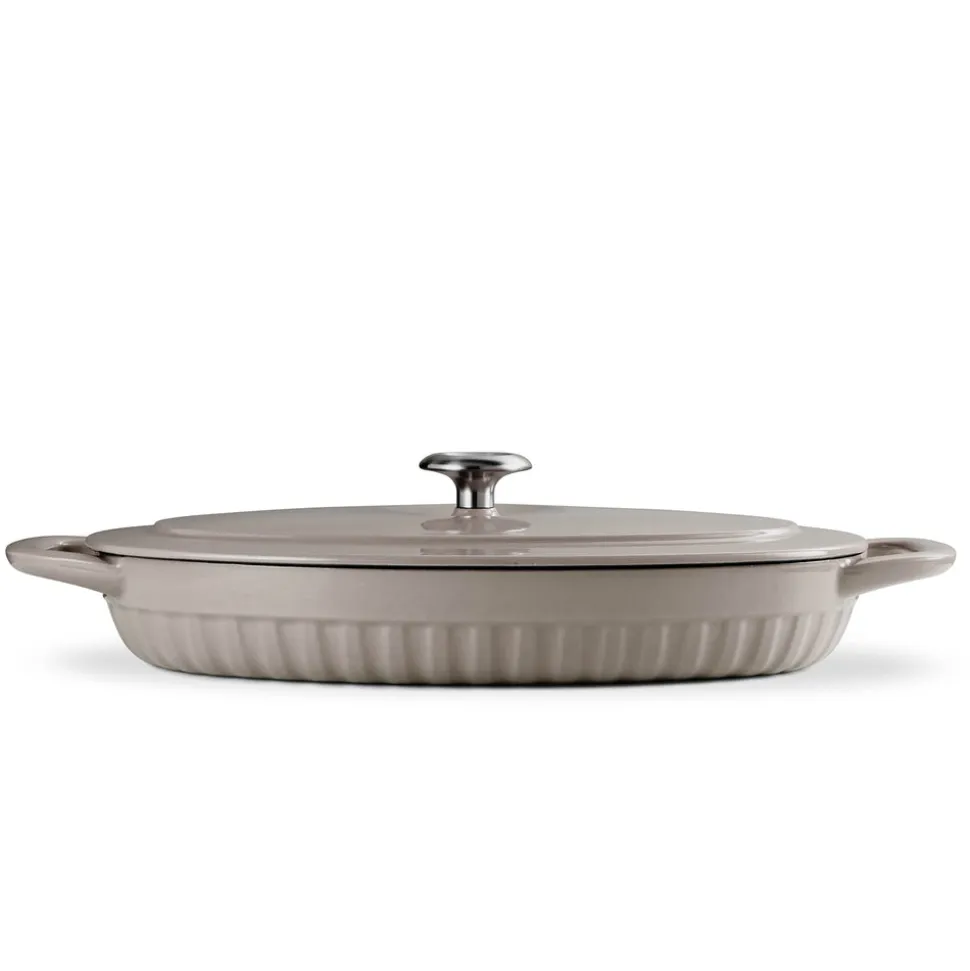 2 Piece Cast Iron Au Gratin Dish