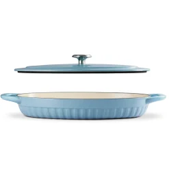 2 Piece Cast Iron Au Gratin Dish