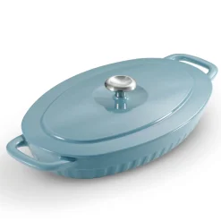 2 Piece Cast Iron Au Gratin Dish