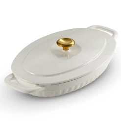 2 Piece Cast Iron Au Gratin Dish