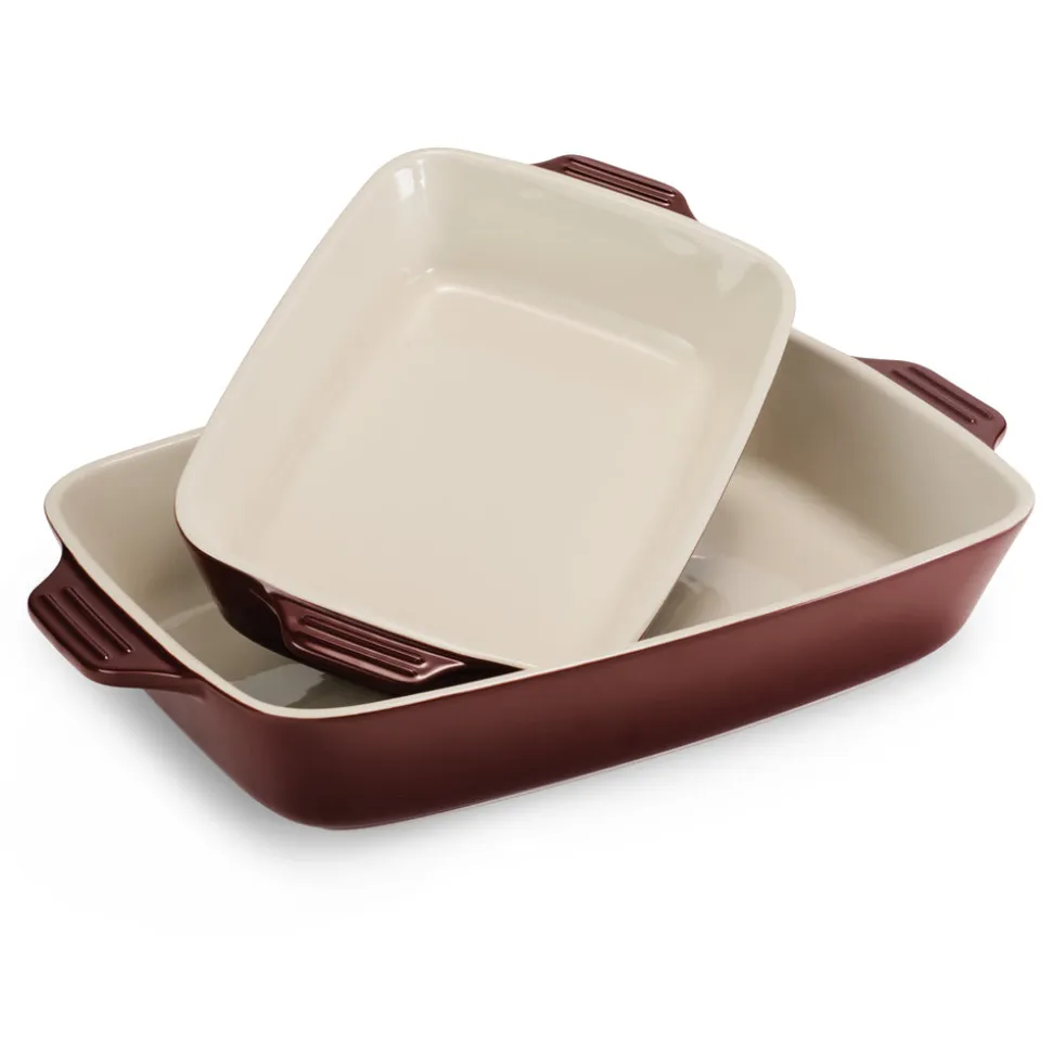2 Piece Ceramic Bakeware Set