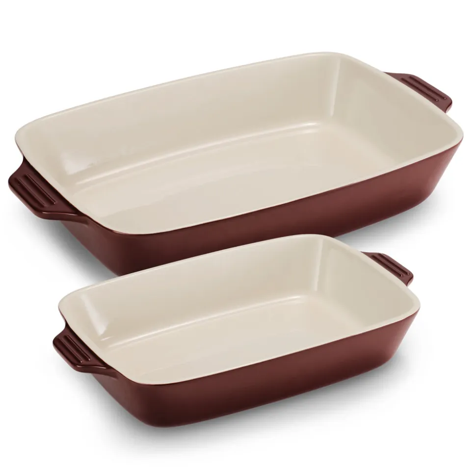 2 Piece Ceramic Bakeware Set