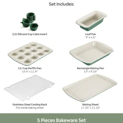 5 Piece Ceramic Bakeware Set