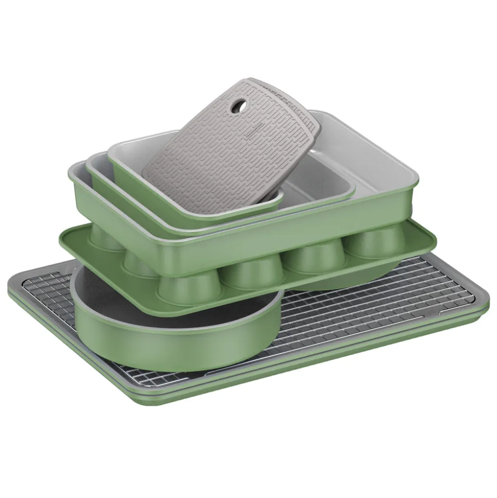 9 Piece Ceramic Nonstick Bakeware Set