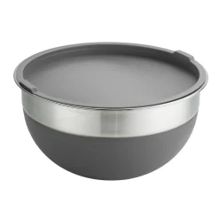 10 Piece Covered Stainless Steel and Silicone Mixing Bowl Set