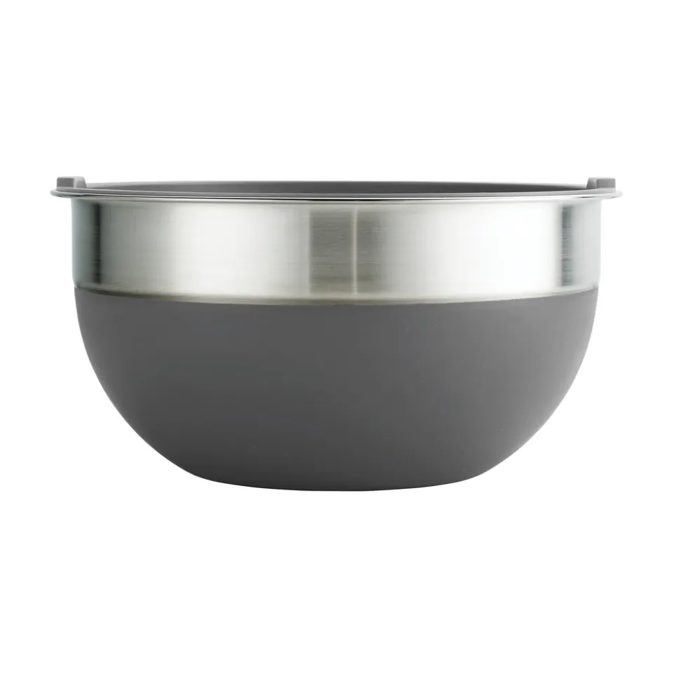 10 Piece Covered Stainless Steel and Silicone Mixing Bowl Set