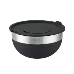 10 Piece Covered Stainless Steel and Silicone Mixing Bowl Set with Grating Tools